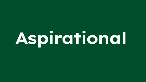 Brand Language Guidelines Aspirational