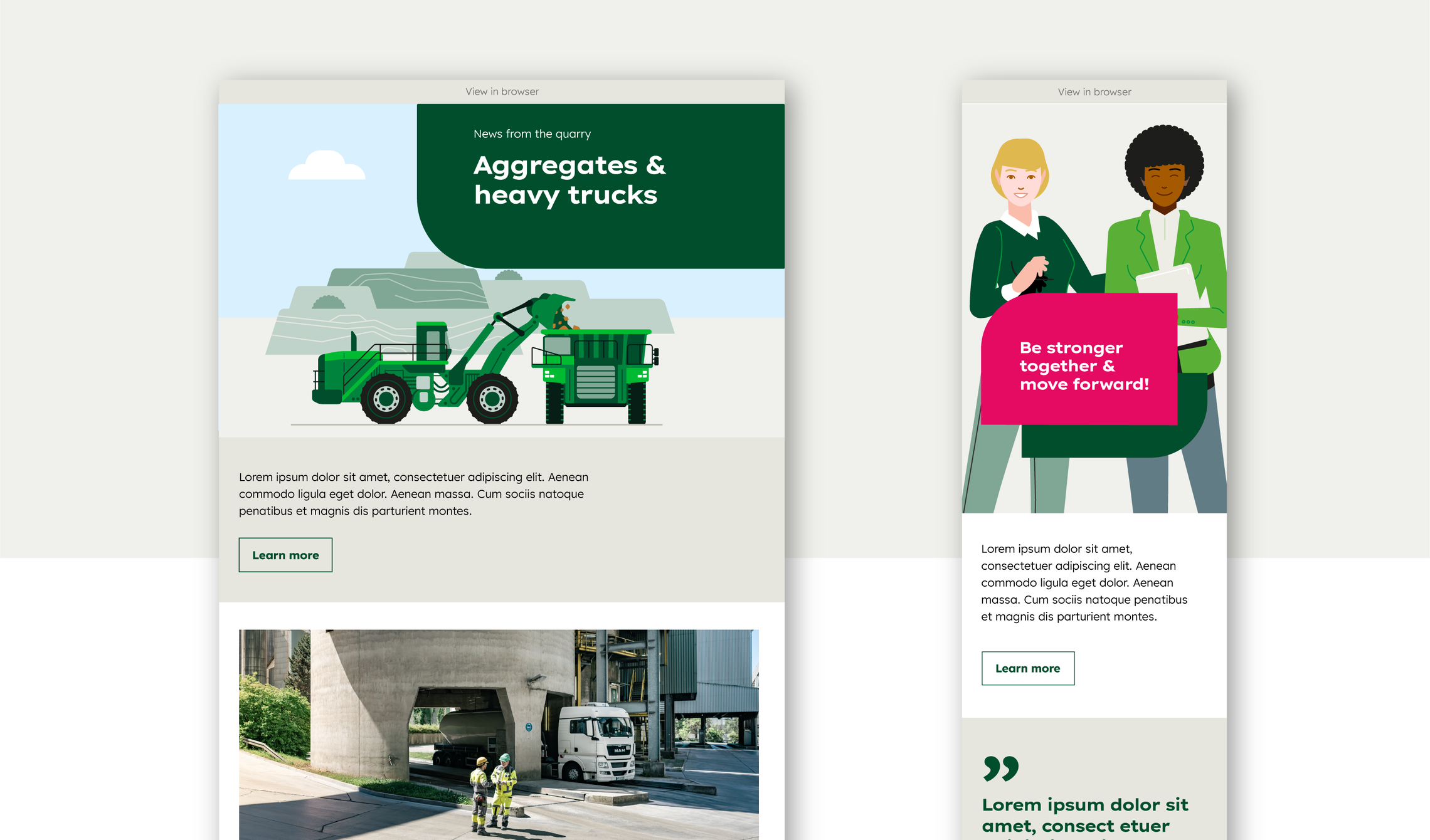 Illustrations can be used in any medium, for example, in newsletters.