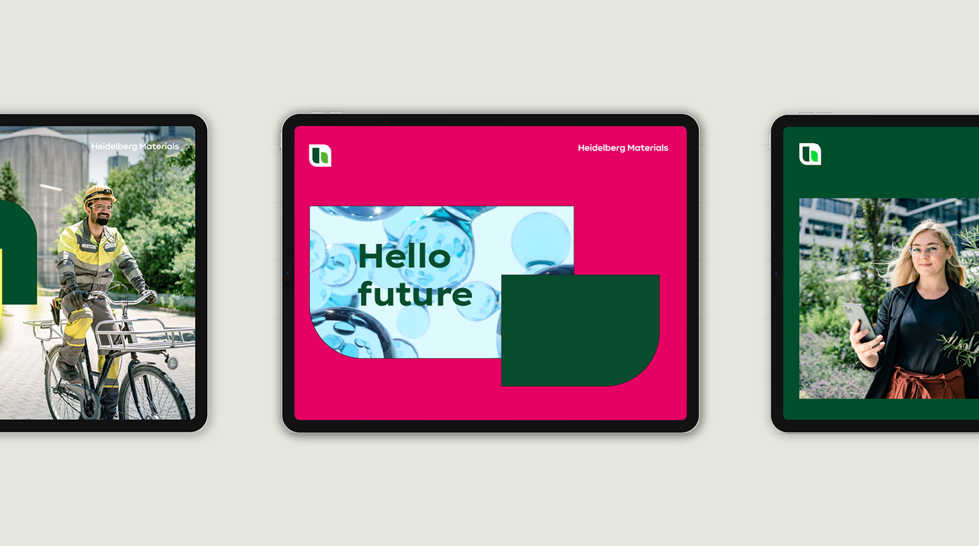 iPad Mockup showing the use of our new design system spectrum